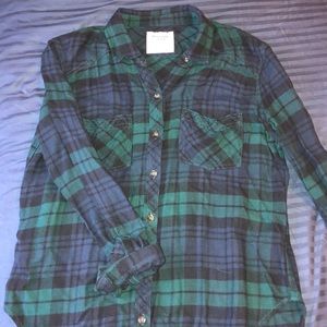 Abercrombie & Fitch Plaid Flannel
